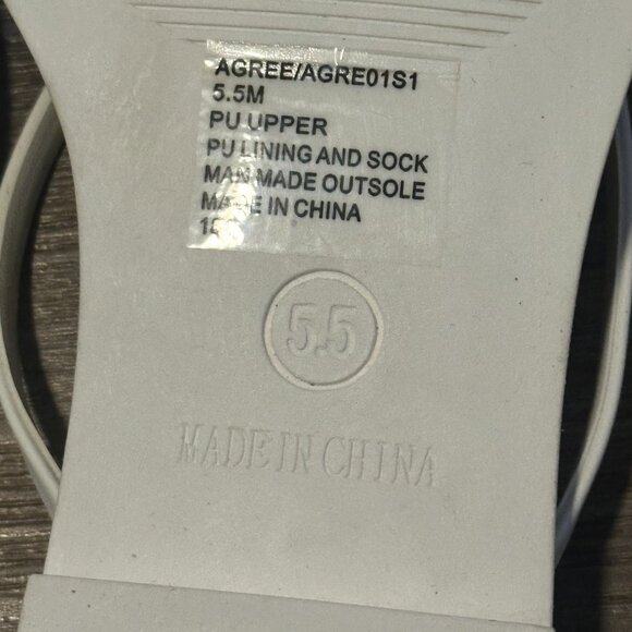 Steve Madden women's sandals - Size 5.5  - White (never worn) - Picture 2 of 5